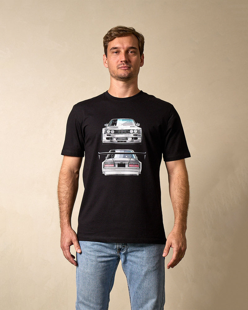 Camiseta E30 M3 DTM Legends | Preta