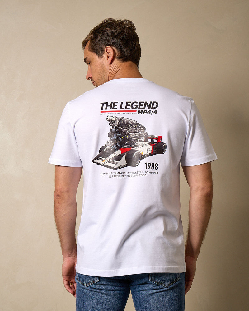 Camiseta The Legend MP4/4 - 1988 - Branca