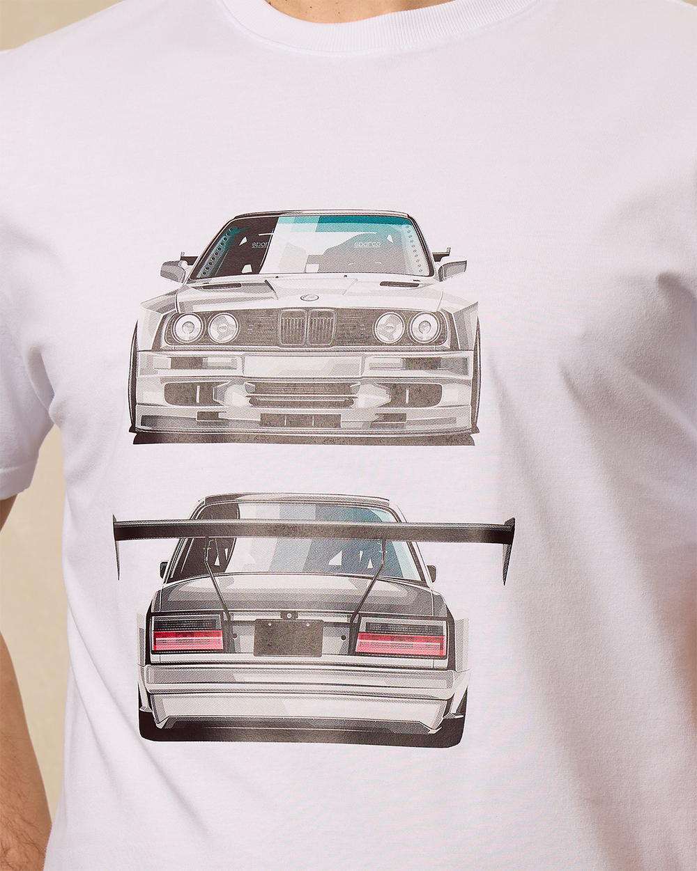 Camiseta E30 M3 DTM Legends | Branca