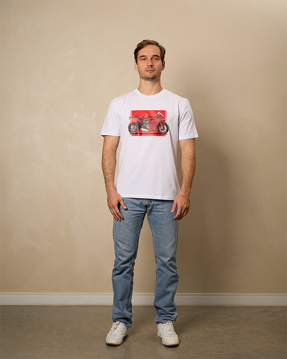 Camiseta Panigale V4 - Branca