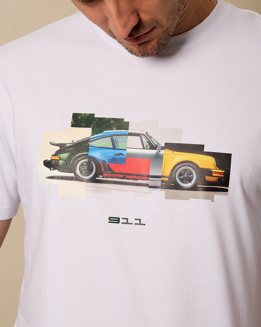 Camiseta 911 Graphic Color | Branca