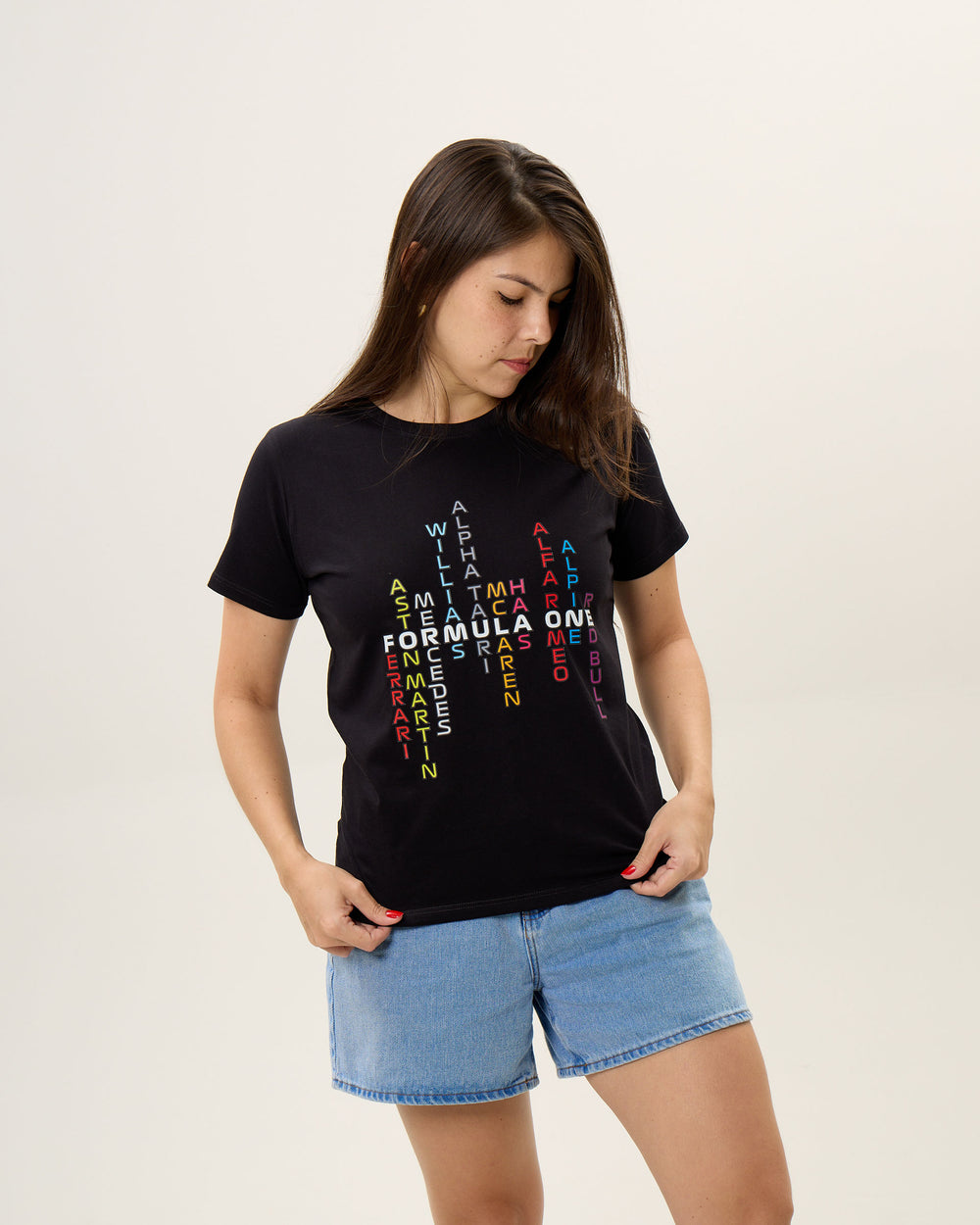 Camiseta Feminina F1 Teams