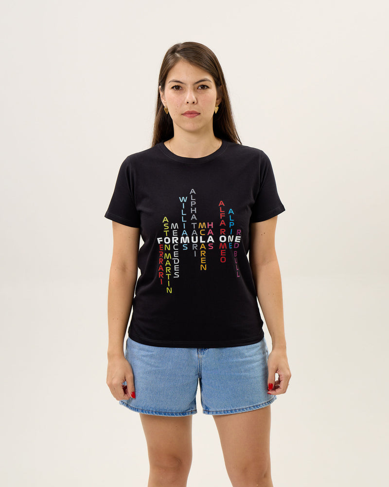 Camiseta Feminina F1 Teams