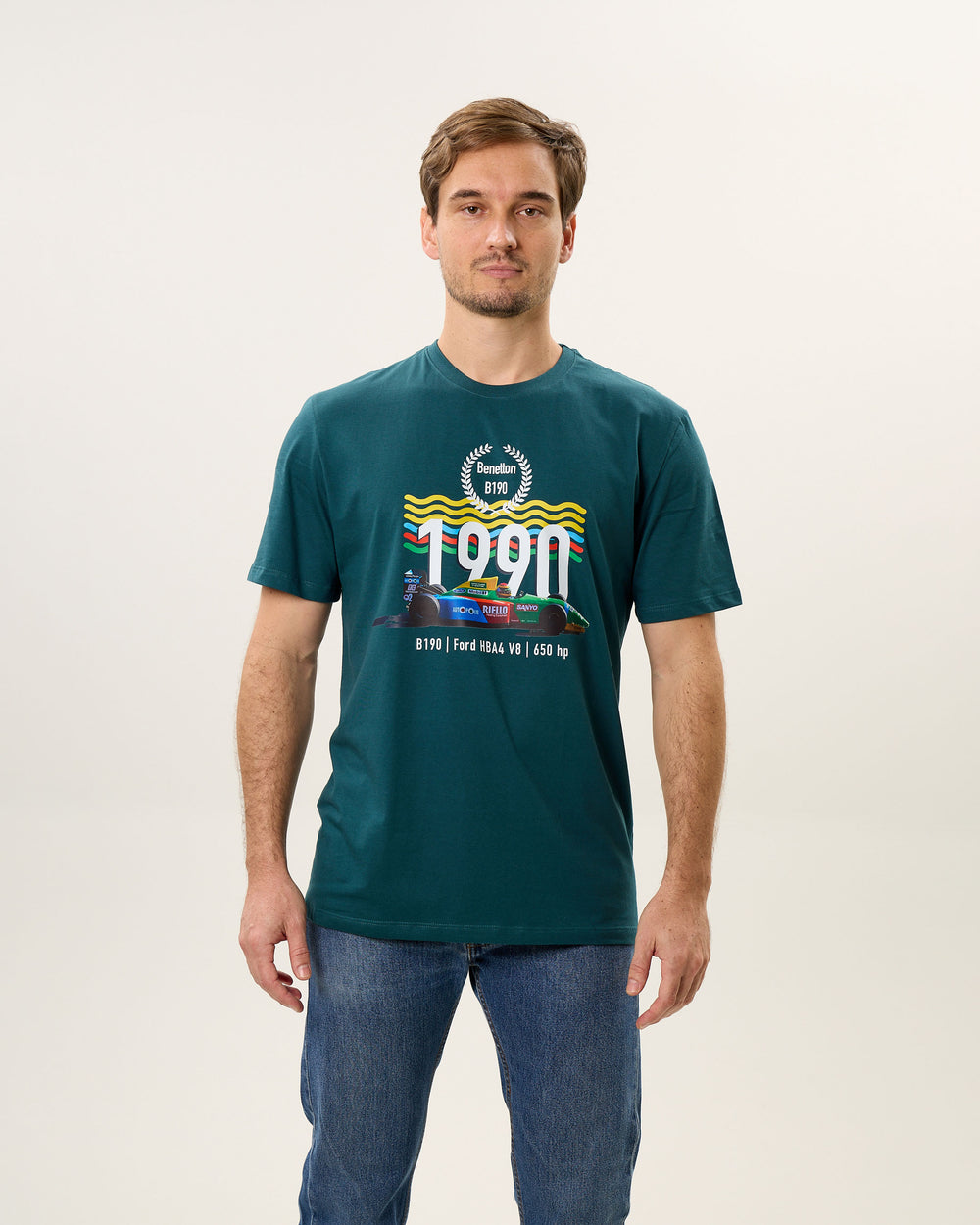 Camiseta Benetton B190 - 1990 Fórmula 1