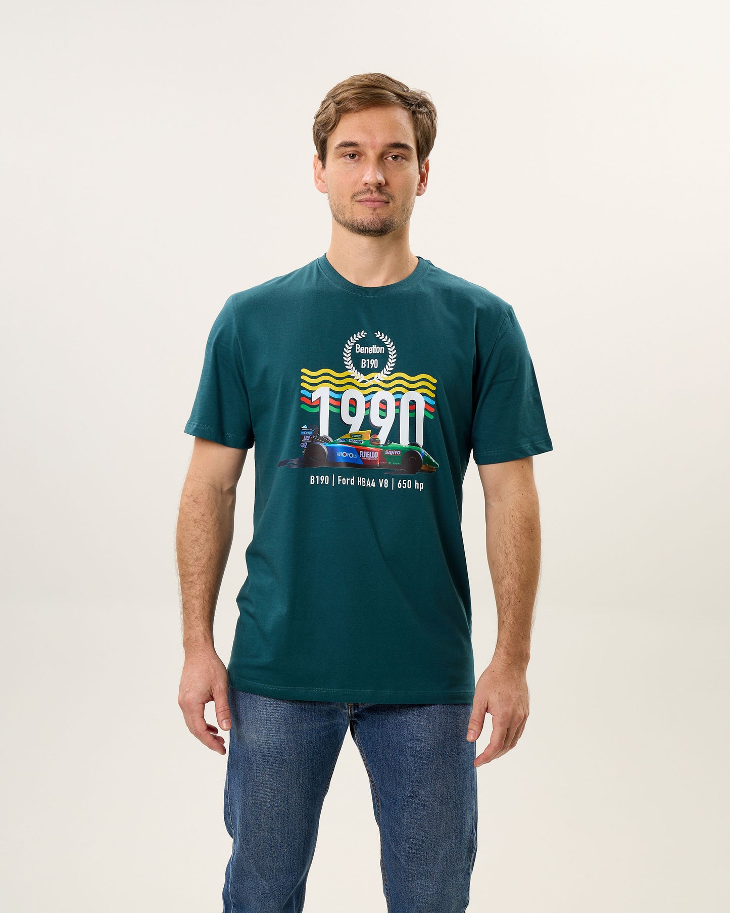 Camiseta Benetton B190 - 1990 Fórmula 1