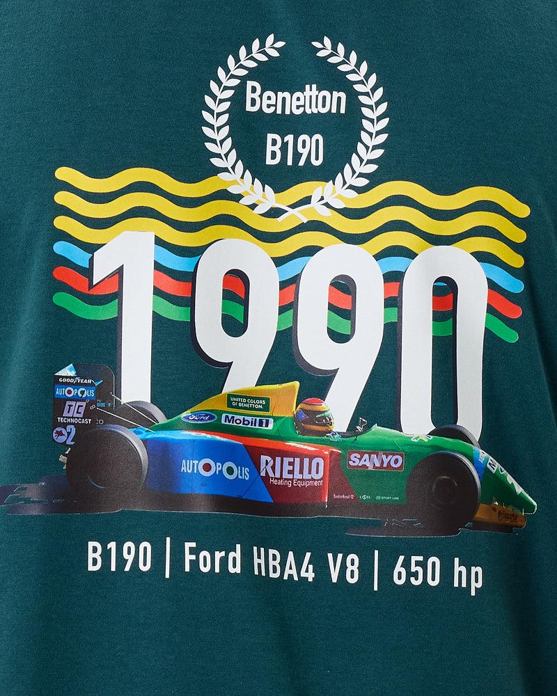 Camiseta Benetton B190 - 1990 Fórmula 1
