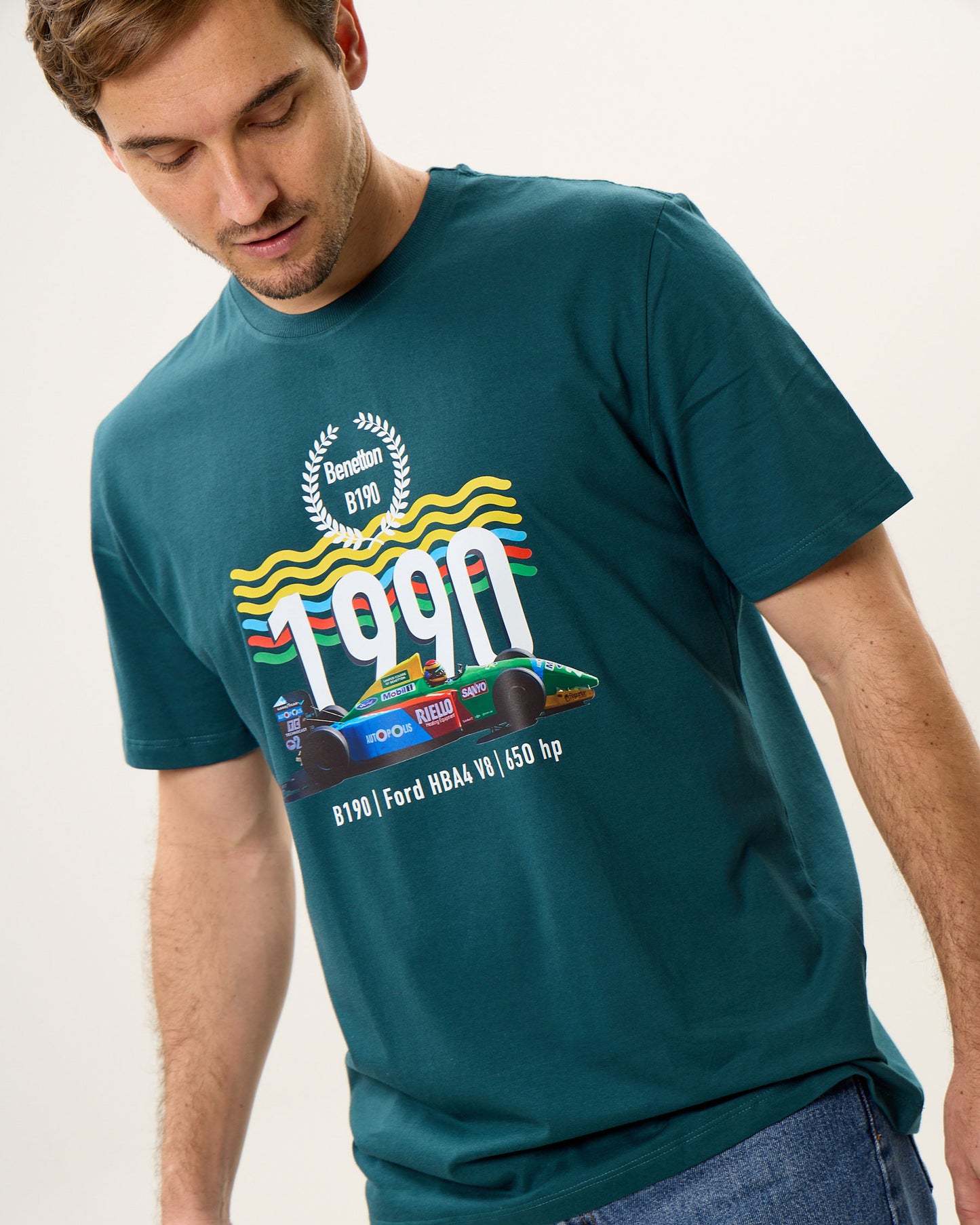 Camiseta Benetton B190 - 1990 Fórmula 1