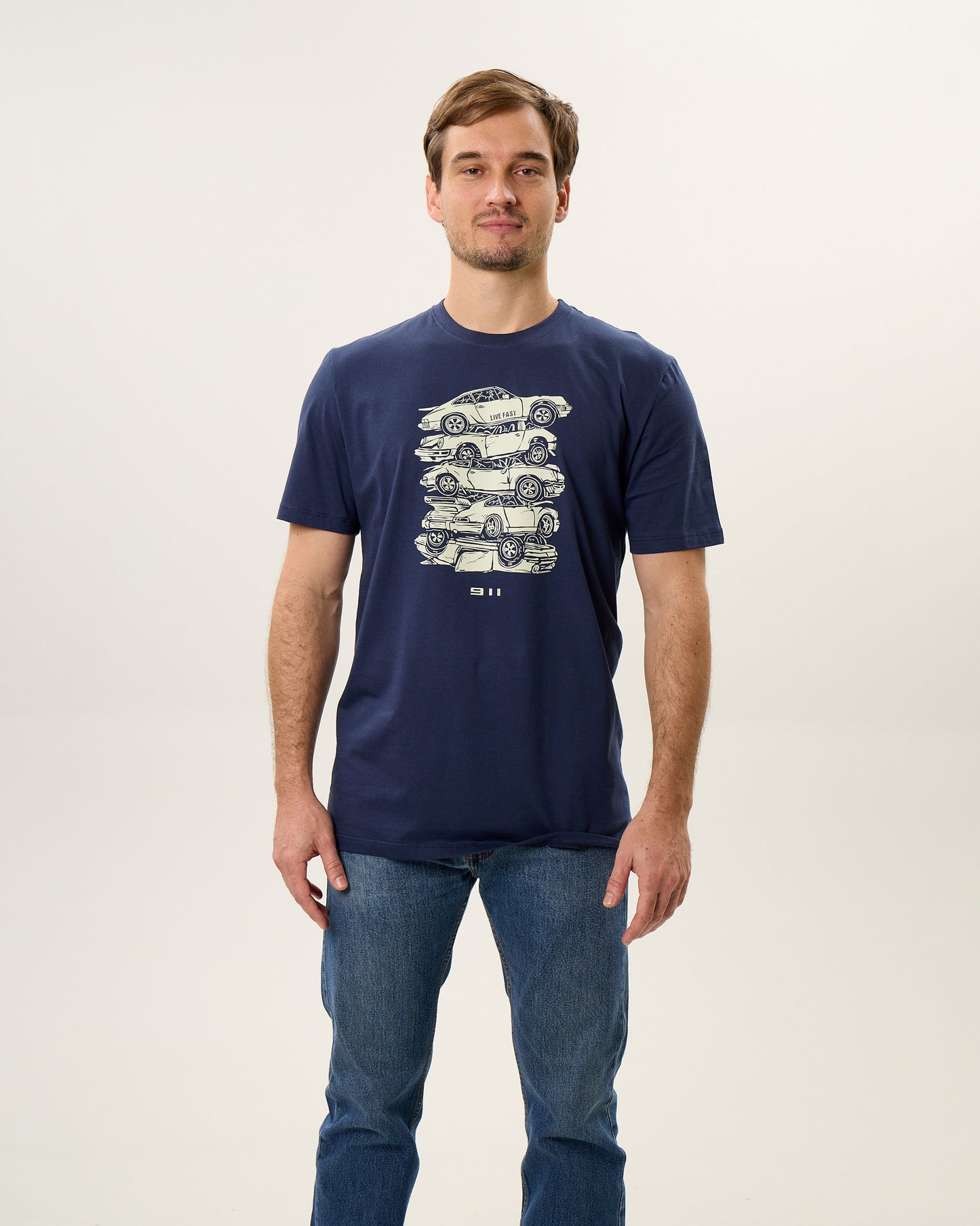 Camiseta 911 Junk Yard - Live Fast