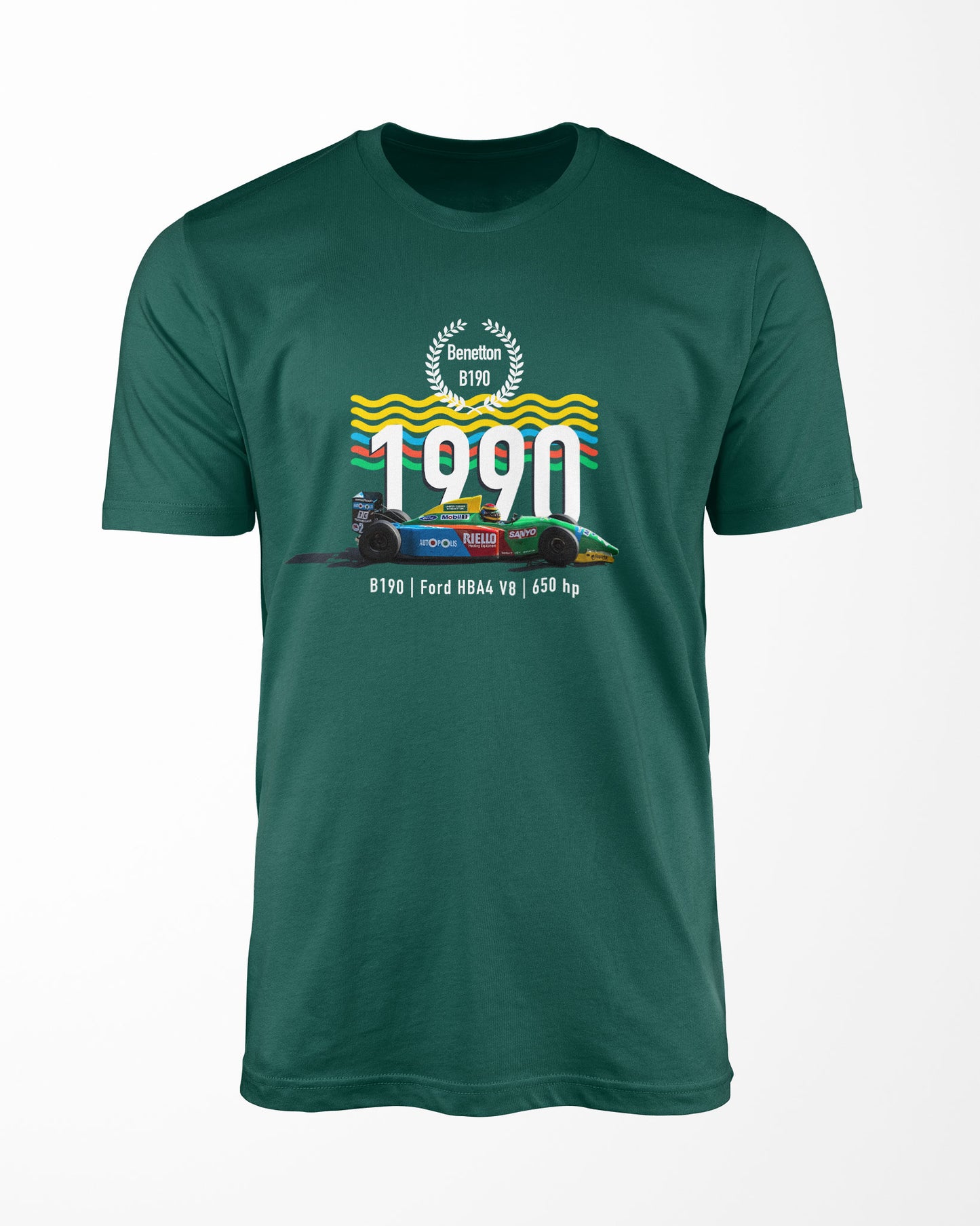 Camiseta Benetton B190 - 1990 Fórmula 1