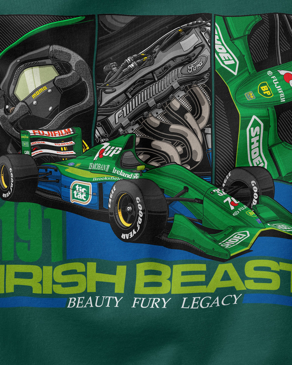 Camiseta Jordan 191 - Irish Beast - Verde
