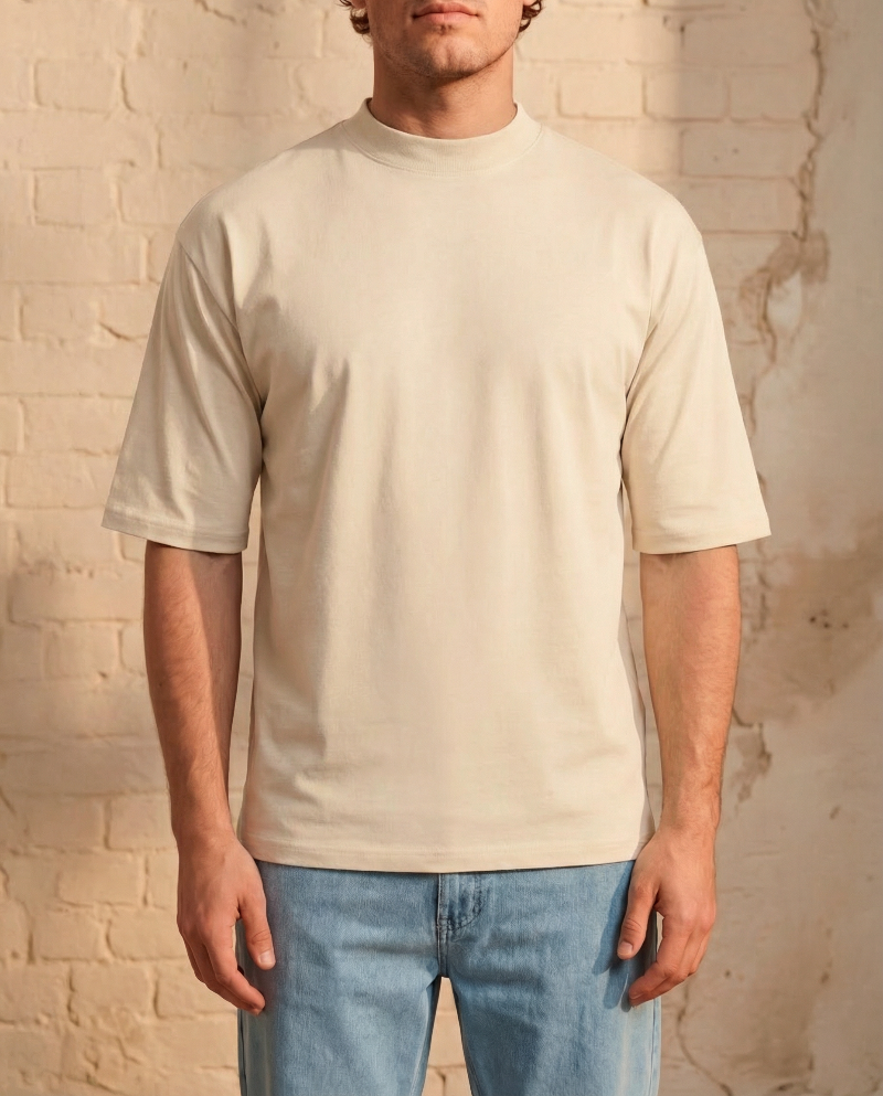 Camiseta Oversized Strong | Bege