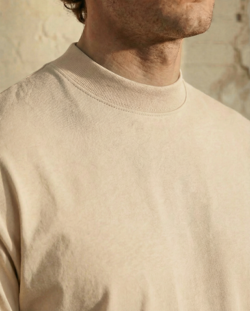 Camiseta Oversized Strong | Bege