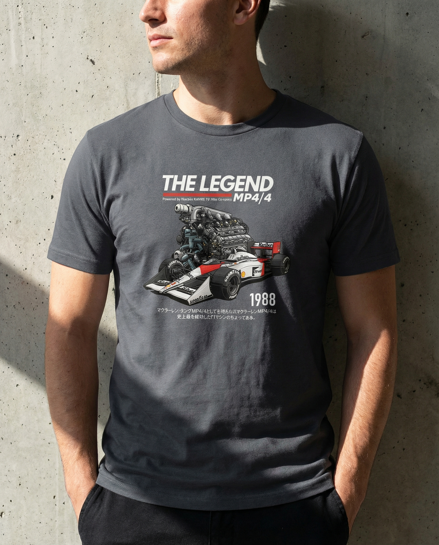 The Legend MP4/4 - 1988 - Cinza Asphalt