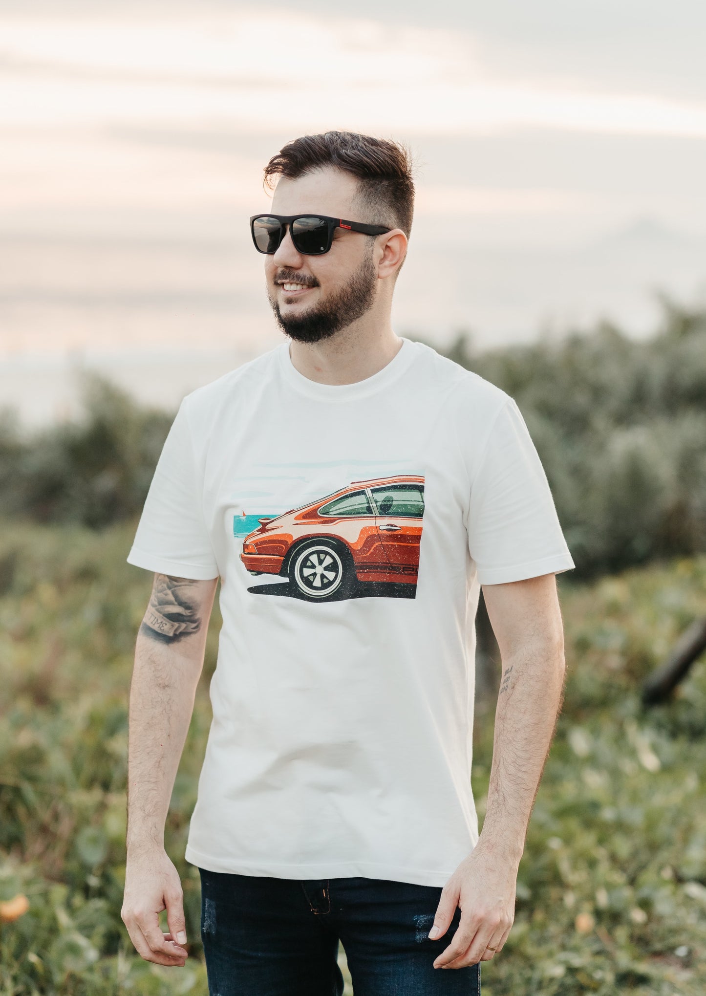Camiseta Off White - Turboholic 911 Painting